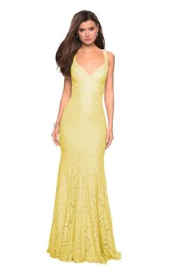La Femme 27623 Dress -THE DRESS WARE HOUSE 27623 Yellow F 18d4c4d8 a05a 43c5 805e 42f533cd9432