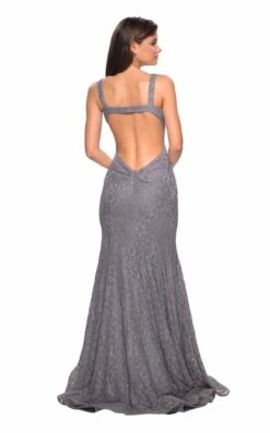 La Femme 27709 Dress -THE DRESS WARE HOUSE 27709 Gunmetal B c6084e4a ee09 486f 88ea f1aa768c108e