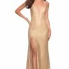 La Femme 27725 Dress -THE DRESS WARE HOUSE 27725 Gold F 2afe197a 5175 407d 8b19 23c89954a92c