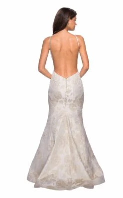 La Femme 27796 Dress 13 La Femme 27796 Dress -THE DRESS WARE HOUSE 27796 IvorySilver B a5ce9786 8909 4978 986f 2aa348c6fc20