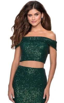 La Femme 28425 Dress -THE DRESS WARE HOUSE 28425 Emerald F zoom 1d55d4a8 348c 4d71 aa09 733751236ab8
