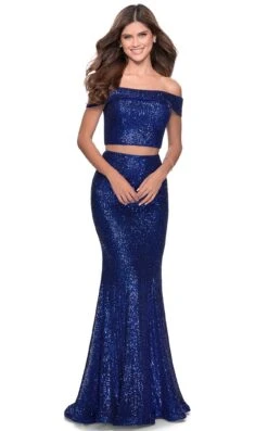 La Femme 28425 Dress -THE DRESS WARE HOUSE 28425 RoyalBlue F 910b3ed3 b96b 40af 8235 ec9c30e22e80