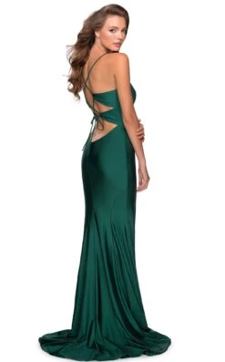La Femme 28584 Dress -THE DRESS WARE HOUSE 28584 Emerald B bb9ca9cc 079f 42a8 858c f40f804933b1