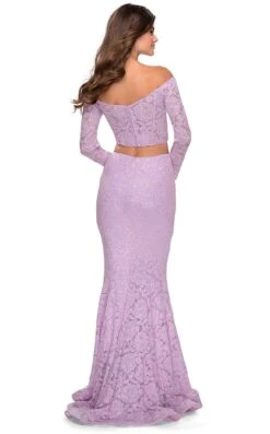 La Femme 28666 Dress -THE DRESS WARE HOUSE 28666 Lavender B cfafb16e 70a8 4564 9556 5d6009dc5468