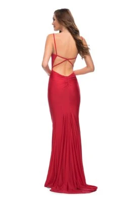 La Femme 29834 Dress -THE DRESS WARE HOUSE 29834 Red B 90a7e110 38ac 4ee9 a5a4 06e6c4ea29d3