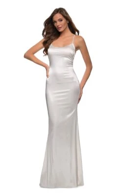 La Femme 29858 Dress -THE DRESS WARE HOUSE 29858 White F2 44421a3e a9f6 4194 aef3 64c35f63dd23