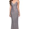 La Femme 29895 Dress -THE DRESS WARE HOUSE 29895 Silver F2 41cd2e73 f867 4e5f 814a e744ffca94a2