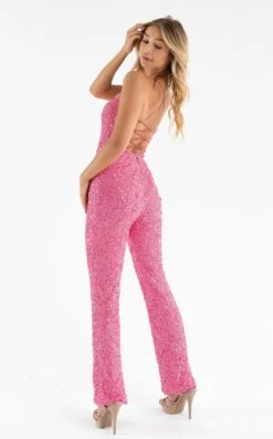 Primavera Couture 3774 Jumpsuit -THE DRESS WARE HOUSE 3774 ROSE 2 346dbdd9 7394 4bfb a02d 0f8bc8f547ca