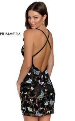 Primavera Couture 3801 Dress -THE DRESS WARE HOUSE 3801 BLACK MULTI 5 9fe399cf f21b 4878 9eeb 630e93ef07bc