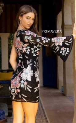 Primavera Couture 3810 Dress -THE DRESS WARE HOUSE 3810 BLACK MULTI 1179 cd39a9d5 77f1 4a8e a468 59c0e62c57c3
