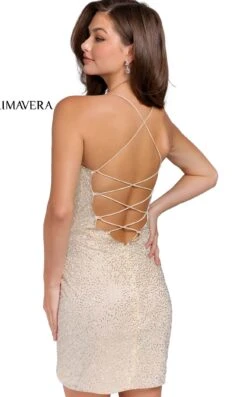 Primavera Couture 3814 Dress -THE DRESS WARE HOUSE 3814 NUDE SILVER 4698 b64618d0 4786 4236 b2e6 c573c1100623