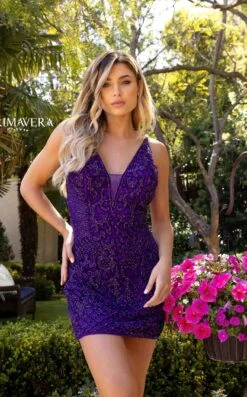 Primavera Couture 3815 Dress -THE DRESS WARE HOUSE 3815 PURPLE 1198 7d2b6e76 dc86 4273 8d7d 391ba5b7371d
