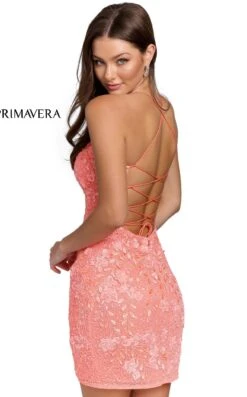 Primavera Couture 3816 Dress -THE DRESS WARE HOUSE 3816 CORAL 9619 282e3979 d04b 40c0 a076 774a392229fe