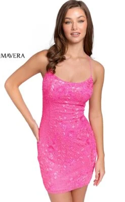 Primavera Couture 3816 Dress -THE DRESS WARE HOUSE 3816 NEON PINK 4425 6a6c1ac0 58b6 4f5e 9dcd 42613ed95d0c