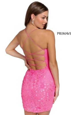 Primavera Couture 3816 Dress -THE DRESS WARE HOUSE 3816 NEON PINK 4443 ea2b2fda 7976 434d 8025 88cdced0c400