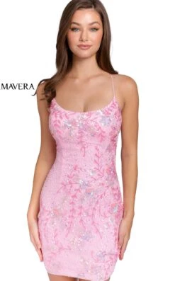 Primavera Couture 3816 Dress -THE DRESS WARE HOUSE 3816 PINK 4403 005f6aa4 3eeb 4243 b3f0 30cbb6456e97