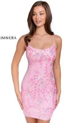 Primavera Couture 3816 Dress -THE DRESS WARE HOUSE 3816 PINK 4413 092c8435 52aa 414f b7f1 bca6f3f5697c