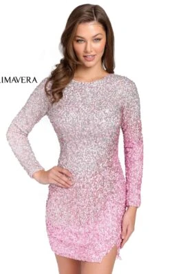 Primavera Couture 3819 Dress -THE DRESS WARE HOUSE 3819 PINK OMBRE 4066 0665b79b 2f68 48c1 82c6 47b5a2f4061d