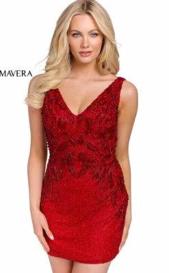 Primavera Couture 3826 Dress -THE DRESS WARE HOUSE 3826 RED 5031 3889b5e6 d3a5 4701 a910 e966c9678451