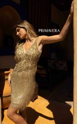 Primavera Couture 3828 Dress -THE DRESS WARE HOUSE 3828 GOLD 2760 7db49cfd e597 4c2f 9d25 ce9e986b0a71
