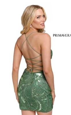 Primavera Couture 3848 Dress -THE DRESS WARE HOUSE 3848 SAGE 9696