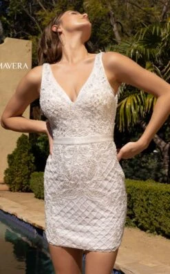 Primavera Couture 3856 Dress -THE DRESS WARE HOUSE 3856 IVORY 6561 4202d3e2 df23 4e29 a06d c61d9a383f3f