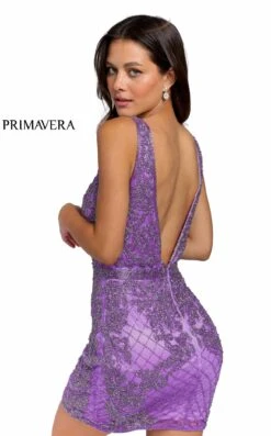 Primavera Couture 3856 Dress -THE DRESS WARE HOUSE 3856 LILAC 7936 2 f81c06f0 8323 4e6d 9131 1851ba34ca80