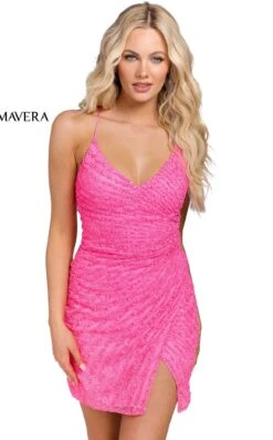 Primavera Couture 3861 Dress -THE DRESS WARE HOUSE 3861 NEON PINK 1492 b026e91b f2cc 4572 b65c 52c68774db36
