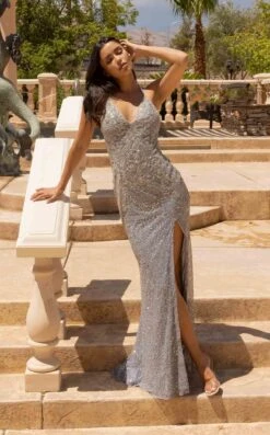 Primavera Couture 3909 Dress 20 Primavera Couture 3909 Dress -THE DRESS WARE HOUSE 3909 PLATINUM 0138 88dcd342 62e1 43f4 a295 1beeb1395129