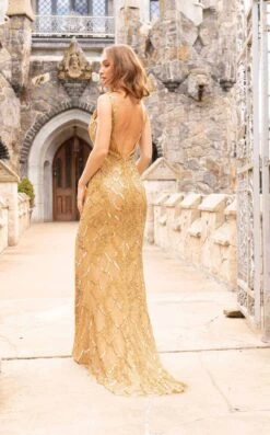 Primavera Couture 3926 Dress -THE DRESS WARE HOUSE 3926 GOLD 0296 0af1cb82 ff68 415e 8b97 3a9847d5eaff