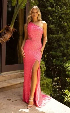 Primavera Couture 3945 Dress -THE DRESS WARE HOUSE 3945 NEON PINK 0212 9972e9f7 d294 4d42 8b89 5bbcd454244f