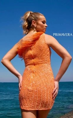 Primavera Couture 4002 Dress -THE DRESS WARE HOUSE 4002 ORANGE 3 7ca7108a d143 4320 baad cd0f7131dbad