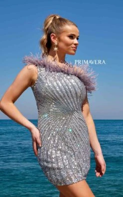 Primavera Couture 4002 Dress -THE DRESS WARE HOUSE 4002 PLATINUM 1 9db24083 c21c 4b3c 833f c3f4bf134115