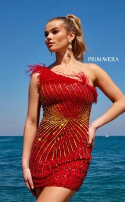 Primavera Couture 4002 Dress -THE DRESS WARE HOUSE 4002 RED 1 d3c8d328 b968 4bd8 b046 5e80f7f576c9