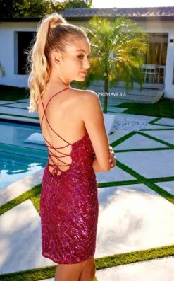 Primavera Couture 4011 Dress -THE DRESS WARE HOUSE 4011 FUSCHIA 2