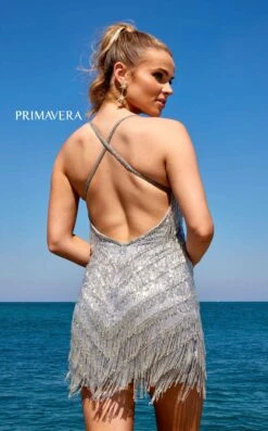 Primavera Couture 4019 Dress -THE DRESS WARE HOUSE 4019 PLATINUM 2 3daa6cff 4f51 4fb5 b6b9 1477879d9048