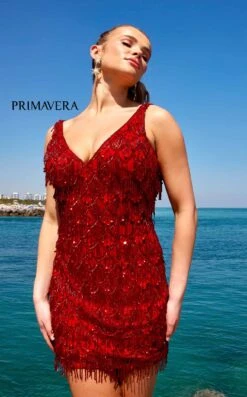 Primavera Couture 4042 Dress -THE DRESS WARE HOUSE 4042 RED 1 fb108fa7 a12c 4b48 858b f4c516ea9153