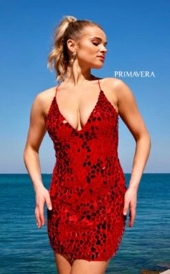 Primavera Couture 4056 Dress -THE DRESS WARE HOUSE 4056 RED 1 4e863be3 3d86 4a78 a68f d3e9f40334b0