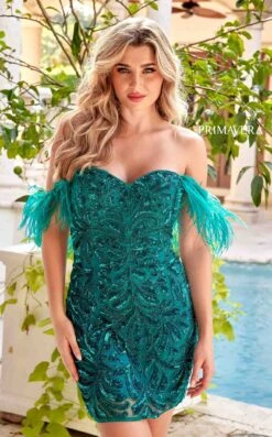Primavera Couture 4057 Dress -THE DRESS WARE HOUSE 4057 TEAL 1 2 1747b9f2 38c4 45b8 9ab3 1497095337f3