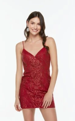 Alyce 4515 Dress -THE DRESS WARE HOUSE 4515 CLARET 1 495608