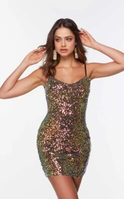 Alyce 4547 Dress -THE DRESS WARE HOUSE 4547 DRAGONSCALE 1 832362