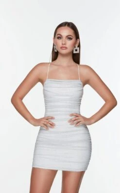 Alyce 4570 Dress -THE DRESS WARE HOUSE 4570 DIAMONDWHITE 3