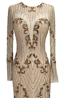 Paul Rekhi 5204 Dress -THE DRESS WARE HOUSE 5204 Nude aF zoom 3b94618d e7e4 43ee bc1d ac1a539c5221