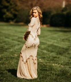 Paul Rekhi 5204 Dress -THE DRESS WARE HOUSE 5204NudeBack 8305905a 0d83 4fe5 b2f5 7935c568876c