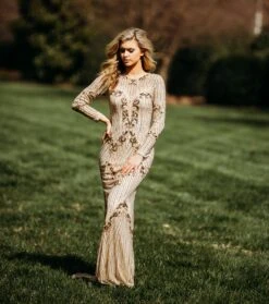 Paul Rekhi 5204 Dress -THE DRESS WARE HOUSE 5204NudeFront 1062837f 335c 458e a08c f1627e842c18