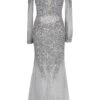 Paul Rekhi 5228 Dress -THE DRESS WARE HOUSE 5228 Silver aF 6eae8f03 14ec 4795 ab2b c0173b6336fd