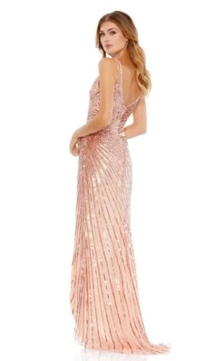 Mac Duggal 5372 Dress -THE DRESS WARE HOUSE 5372 RoseGold BK e8cca395 ae49 4de5 b1e4 6cb0fd6b9c46