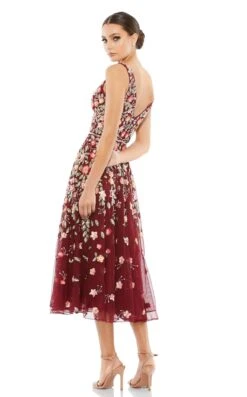 Mac Duggal 5527 Dress -THE DRESS WARE HOUSE 5527 BurgundyMulti BK 327f763a e08e 40d1 b255 792ed3ae0a09