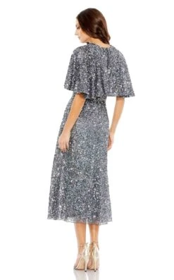 Mac Duggal 5577 Dress -THE DRESS WARE HOUSE 5577 Charcoal BK 19e62ab1 bd9b 44e7 90e9 018a4db3676d