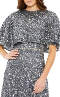 Mac Duggal 5577 Dress -THE DRESS WARE HOUSE 5577 Charcoal CL 96b69e3e fd01 4a03 a137 52ef54ccc404